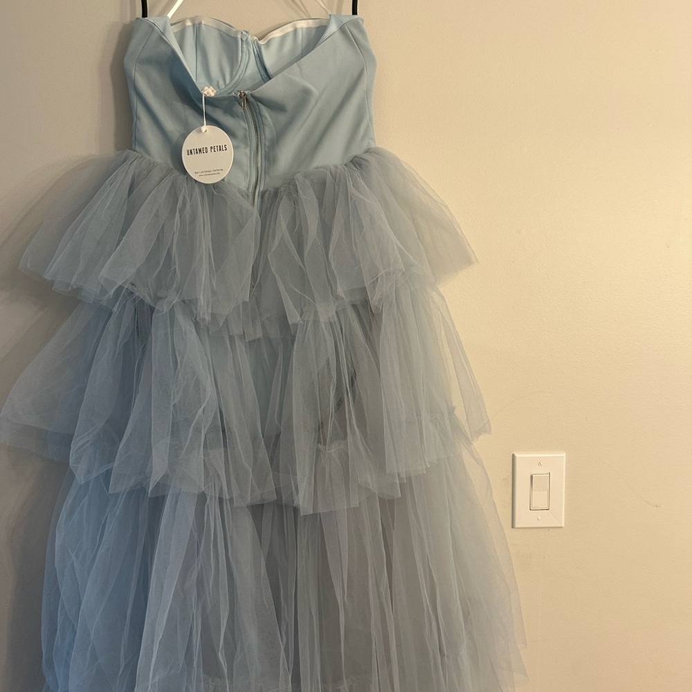 Untamed Petal Blue tulle dream dress - Picture 5 of 7